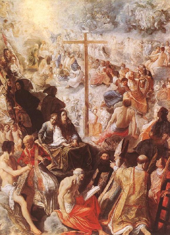 ELSHEIMER, Adam Glorification of the Cross gfw Sweden oil painting art